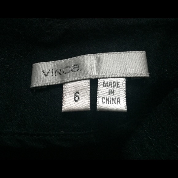 COPY - VINCE. black mini skirt with pockets - Picture 8 of 8